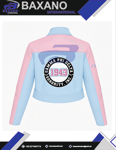 Chaqueta de Cuero PU de Alta Calidad para la Hermandad Gamma Phi Delta GPD, Corte Ajustado, Estilo Racing, Personalizable con Cualquier Logotipo - Product Image 5