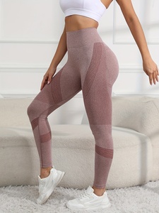 Leggings sculptants taille haute à compression, pantalons de yoga sans couture, collants de course respirants et flexibles pour femmes - Product Image 1