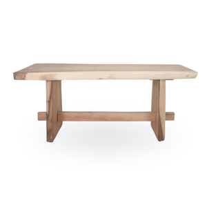 Solid Teak <b>Wood</b> Eco-Friendly Durable <b>Rustic</b> Minimalist Rectangle 4 Seater <b>Dining</b> <b>Table</b> for Home Apartment Hotel Villa - Product Image 6
