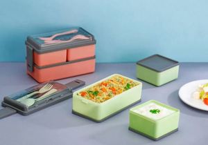 Premium Leak Proof Plastic <b>Lunch</b> <b>Box</b> with <b>Compartments</b> Safe School Meals At Best Price By Supplier - Product Image 4