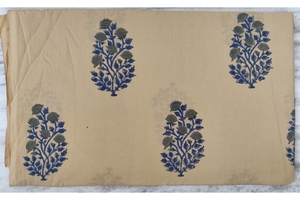 Beautiful <b>Indian</b> Wooden Block Art Hand Block Print 100% Cotton <b>Fabric</b> for Home Furnishing Decor Dresses Bags Custom Print - Product Image 5