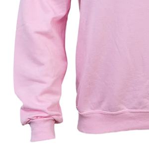 Sudadera de Cuello Redondo Personalizada con Estampado de Bordado Rosa, de Poliéster y Algodón, para Hombre y Mujer - Product Image 4