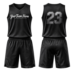 Ensemble d'uniformes de basketball professionnels, maillot et short de basketball personnalisés, vêtements de sport respirants en mesh, vêtements d'entraînement de qualité supérieure - Product Image 6