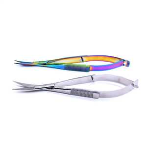 Premium Professional Heavy Duty Eco-Friendly Spring Scissors <b>Nail</b> Cuticle Trimming Sharp Stainless Steel Curved Blades Powder - Product Image 4