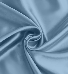 Ensemble de draps en satin bleu acier de luxe avec taies d'oreiller soyeuses, collection de literie élégante et lisse pour la chambre à coucher - Product Image 4
