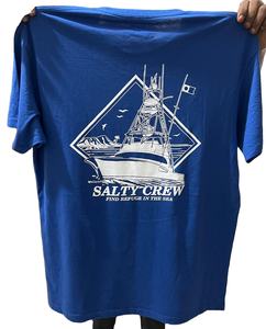 Camiseta de algodón 100% para hombre, secado rápido, transpirable, cuello redondo, estampado sólido, patrón informal, hilo corto teñido, técnicas lavadas - Product Image 4