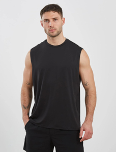 Summer Fitness Sports Tank <b>Top</b> Men's Breathable Loose <b>Mesh</b> Training Sleeveless T-shirt Quick Drying vest male Fitness Clothing - Product Image 1