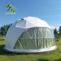 Hengnuo Camping Geo Dome Home Kit de dôme géodésique d'arrière-cour Tentes Glamping Garden Igloo Dome House