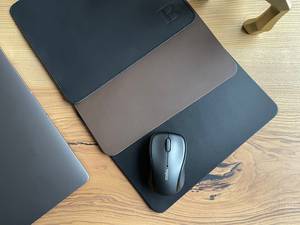 Handcrafted Genuine Leather Desk Mat Anti Slip Large <b>Mouse</b> Pad Personalized Executive Corporate Gift Item LMP-0050 - Product Image 6