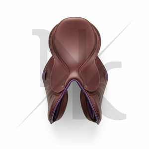 Silla de montar inglesa de cuero genuino de primera calidad, suave, cómoda y duradera, productos de carreras de caballos ingleses de la India. - Product Image 3