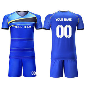 Conjunto de Uniforme de Fútbol Sublimado Personalizado, Jersey y Pantalones Cortos de Fútbol de Secado Rápido y Anti-Sudor para Equipos Profesionales, Producción al por Mayor - Product Image 6