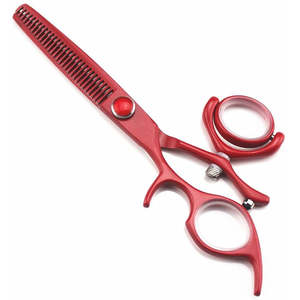 Ciseaux de Salon Professionnels de Qualité Supérieure, Ciseaux à Effiler les Cheveux, Acier Inoxydable de Grade A+, Lame Tranchante, Long Manche, Utilisation par les Barbiers - Product Image 2