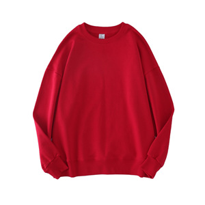 เสื้อสเวตเชิ้ตสตรีทแวร์แบบโอเวอร์ไซส์ คอวี ผลิตตามสั่ง (OEM) ผ้าฝ้ายฟลีซ 100% กันลม เป็นมิตรกับสิ่งแวดล้อม ยูนิเซ็กส์ แบรนด์ส่วนตัว ส่งออกยุโรป - Product Image 4