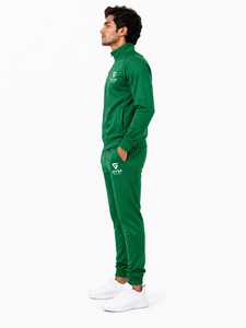 Conjunto Deportivo Unisex Gris con Capucha 2 en 1, Ecológico, Transpirable, de Manga Larga, Color Sólido, Informal, con Bolsillos Laterales y Cierre con Cordón - Product Image 1