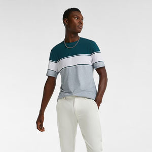 Nouvelle Chemise Décontractée Tendance Style Personnalisé Homme Manches Courtes pour T-shirt 100% Coton Respirant Séchage Rapide Style Urbain Contraste - Product Image 2