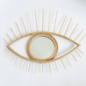Miroirs en rotin classiques modernes les plus vendus, miroirs suspendus en osier naturel, miroirs muraux en provenance du Vietnam pour la décoration de la maison - Product Image 3
