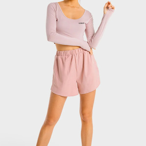 Camiseta Casual para Mujer, Diseño Recortado de Color Sólido, Estilo Urbano Moderno, Cómoda para Usar Todo el Día, Cuello Redondo, Económica, 2026 - Product Image 4