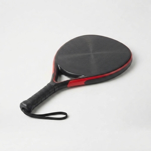 Raquette de padel d'entraînement en fibre de carbone et graphite, légère, noyau en EVA, cadre durable, face texturée, poignée ergonomique, équilibrée - Product Image 5
