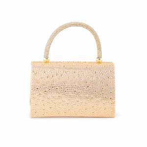 Champagne Nupcial Embrague P24369 Elegantes bolsos de noche - Product Image 3