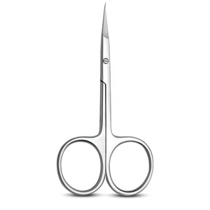 Ciseaux à cuticules en acier inoxydable, ciseaux de précision à pointe fine pour la manucure, la pédicure, les soins des cuticules, outil de toilettage - Product Image 1