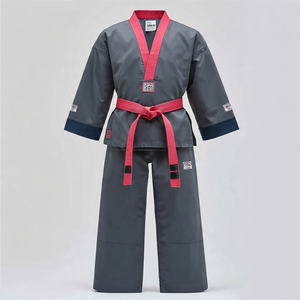 Uniforme de Taekwondo 100% Poliéster Algodón, Traje de Entrenamiento MMA para Luchadores, Uniforme de Taekwondo con Logotipo Personalizado - Product Image 5