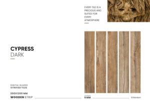 Carreaux de porcelaine vitrifiée numériques modernes 8x48 pouces grand format pour revêtements de sol de luxe pour la maison, le bureau et la décoration intérieure commerciale - Product Image 5