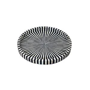 Elegante Bandeja de Cocina de Madera Hecha a Mano con Incrustaciones de Hueso de Alta Calidad, Patrón Floral, Esmalte de Color, Estilo Americano, por PERFECT ENTERPRISES - Product Image 1