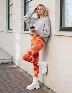 <b>Summer</b> Ladies Active <b>Leggings</b> High Waist Workout Yoga Stretch Running Fitness Gym Slim Comfortable Fit Breathable 100% Cotton - Product Image 3