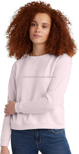 Femmes à la mode v-notch sweat à col rond manches longues confortable & ecosmart polaire pull chemise décontractée pour l'automne hiver 2024 - Product Image 3