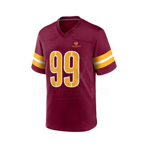 Uniforme de Fútbol Americano Personalizado de Alta Calidad en Color, 100% Poliéster, Uniforme Deportivo para Equipos, Uniforme de Fútbol Americano en Venta - Product Image 2