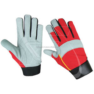 El mejor guante mecánico de calidad al por mayor para manos Industria de petróleo y gas La mejor opción para guantes de cuero protegidos de manos de Pakistán - Product Image 1