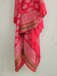 Export Quality Handmade Print Cotton Beachwear Leaf Design Lightweight Women’s Bikini Cover-Up - Product Image 4