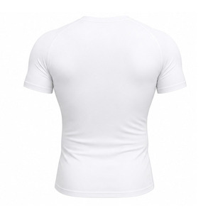 เสื้อยืดคอมเพรสชั่นผู้ชาย ขายส่ง แห้งเร็ว ยืดหยุ่น เหมาะสำหรับออกกำลังกาย ฟิตเนส กีฬา วิ่ง เทรนนิ่ง ชุดเบสเลเยอร์ รับผลิตตามแบบ OEM - Product Image 2