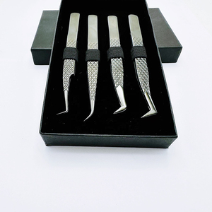 Pinzas Profesionales para Extensión de Pestañas con Puntas de Fibra para un Agarre Perfecto a las Pestañas, Nunca se Resbalan Incluso con Pestañas de 0.03mm - Product Image 4