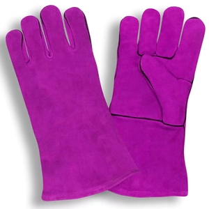 Gants de soudure en cuir de vachette de qualité supérieure, résistants aux flammes, pour travaux lourds, lutte contre les incendies, construction, barbecue - Product Image 4