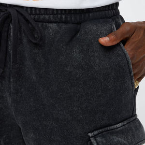 Pantalones Cortos para Hombre con Lavado Ácido, Estilo Casual y Moderno, con Bolsillo Cargo y Diseño de Logotipo Personalizable, Precio Económico para Compradores al por Mayor 2026 - Product Image 2