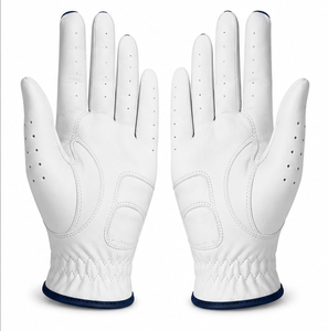 Gants de golf de luxe en cuir Cabretta respirant pour hommes et femmes, adhérence douce, antidérapants, accessoire de sport, logo, vente en gros - Product Image 1