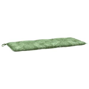 Juego de 2 Cojines para Banco de Jardín de Tela Oxford con Diseño de Hojas - Product Image 4