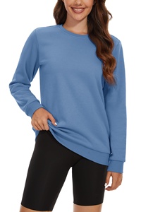 Sudaderas de mujer de color sólido, sudaderas de mujer informales de buena calidad personalizadas, sudadera de fabricación pakistaní - Product Image 2