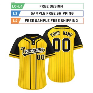 High Quality Customized Wholesale Embroidered Button Baseball Uniform Sublimation Custom Logo OEM ODM - Product Image 2