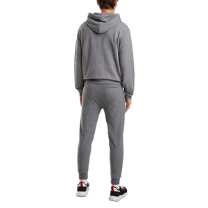 Ensemble de vêtements de sport personnalisés 2 pièces 100% coton, tenue d'entraînement de gym, vêtements de fitness en gros, vêtements de sport à séchage rapide, survêtement - Product Image 3
