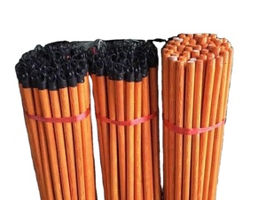 Palo de escoba de madera de 120X2, 2CM con cabeza de escoba de PVC y mango de recogedor hecho a mano de Vietnam + 84 961 633 908 - Product Image 6