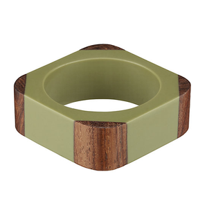 Exclusive Design Latest Blue & Black <b>Epoxy</b> Resin and Wood Napkin Rings Attractive <b>Table</b> Wear for Hotels Parties in India - Product Image 2