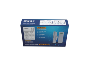 บริดจ์ไร้สายระยะไกลสำหรับภายนอกอาคาร รุ่น SM-WB01 แบบจุดต่อหลายจุด 5GHz ความเร็ว 300 Mbps ระยะ 5 กม. กันน้ำ ใช้งานได้ทันที (Plug and Play) จุดเชื่อมต่อแบบ CPE - Product Image 6