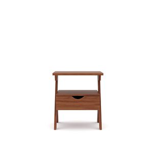 Modern Solid Wood Nightstand With 1 Drawer And Open <b>Shelf</b> Storage Bedroom Furniture Scandinavian Design - Product Image 5