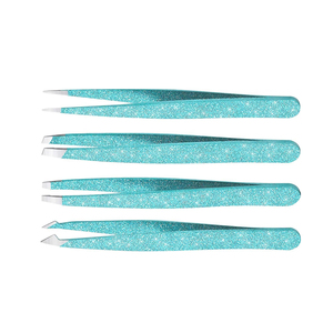 Pince à cils à pointe en fibre personnalisée avec logo, pour extensions de cils volume, marque privée - Product Image 4