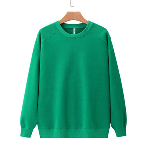 Suéter de Punto Oversize Rosa con Cuello Redondo, Unisex, Casual, Color Sólido, Largo Regular, para Otoño - Product Image 6