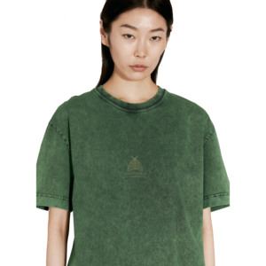 Nuevas camisetas de moda para mujer con lavado ácido, 100% algodón, de secado rápido, antiarrugas, al por mayor, de color liso, con efecto lavado a la piedra, para chicas. - Product Image 5