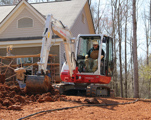 รถขุดขนาดเล็ก Takeuchi TB240 5 ตัน คุณภาพสูง ราคาโรงงาน พร้อมเครื่องยนต์ Perkins เกียร์และปั๊ม ชิ้นส่วน KYB พร้อมหัวเจาะ - Product Image 1
