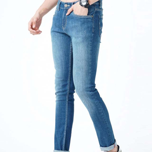 Pantalones Vaqueros para Hombre, Estilo Urbano, Corte Ajustado Vintage, Elásticos, con Diseño Bordado, Jeans Rectos para Hombre - Product Image 3